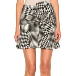 Veronica Beard Picnic Bow Mini Skirt